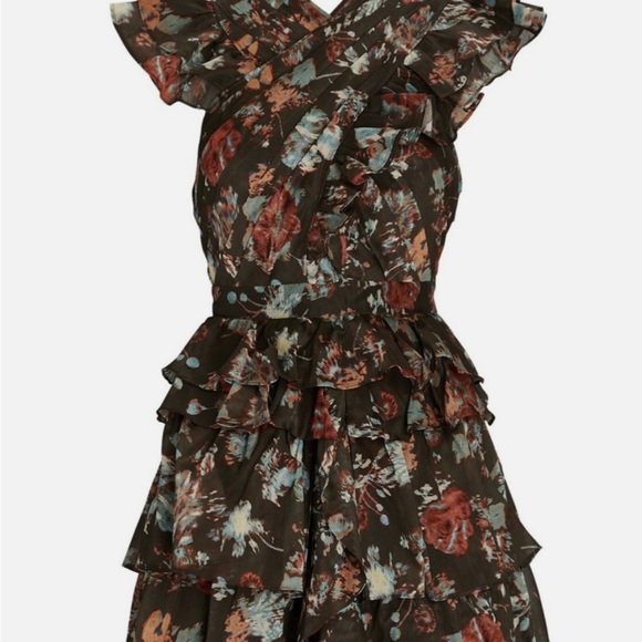 Ulla Johnson Sarafina Floral Ruffle Dress EUC - Picture 4 of 4